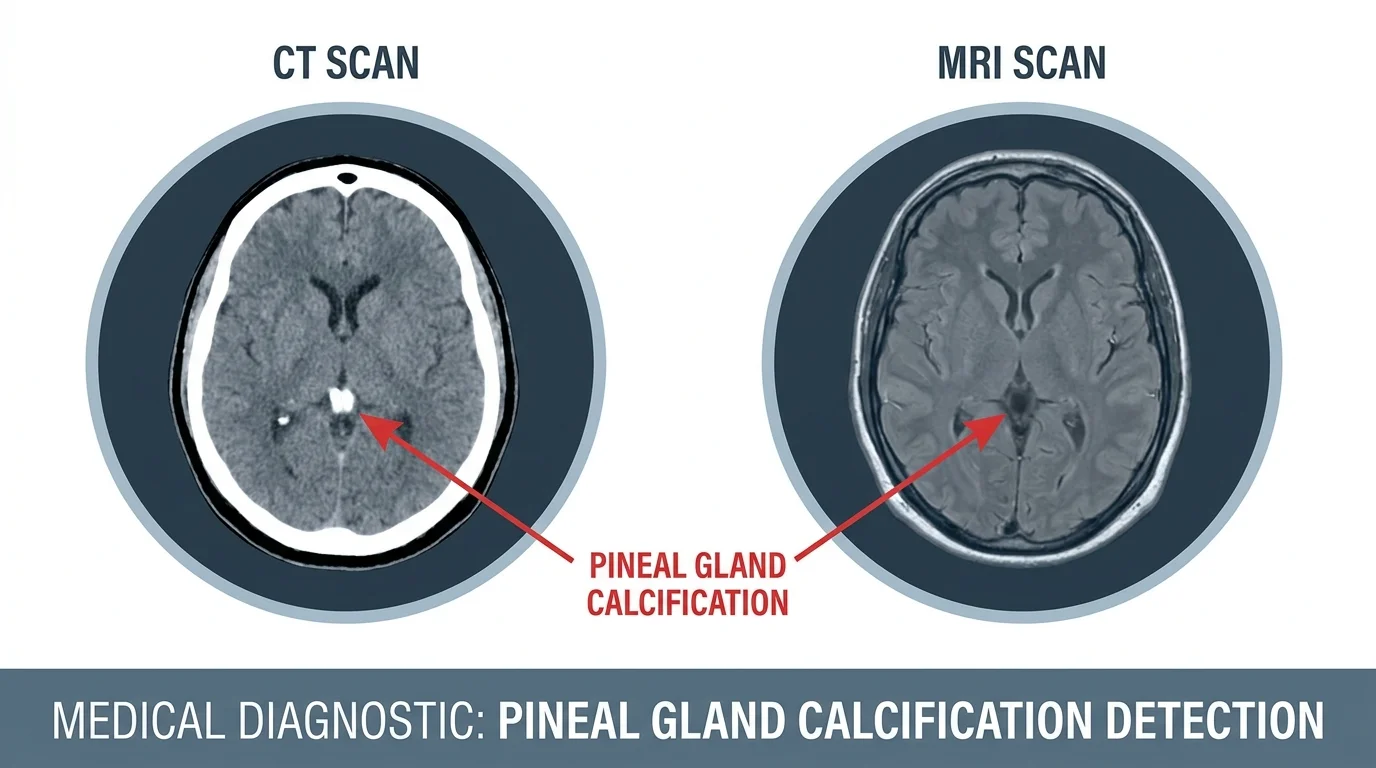 CT scan vs MRI susceptibility-weighted imaging for pineal gland calcification detection — diagnostic comparison