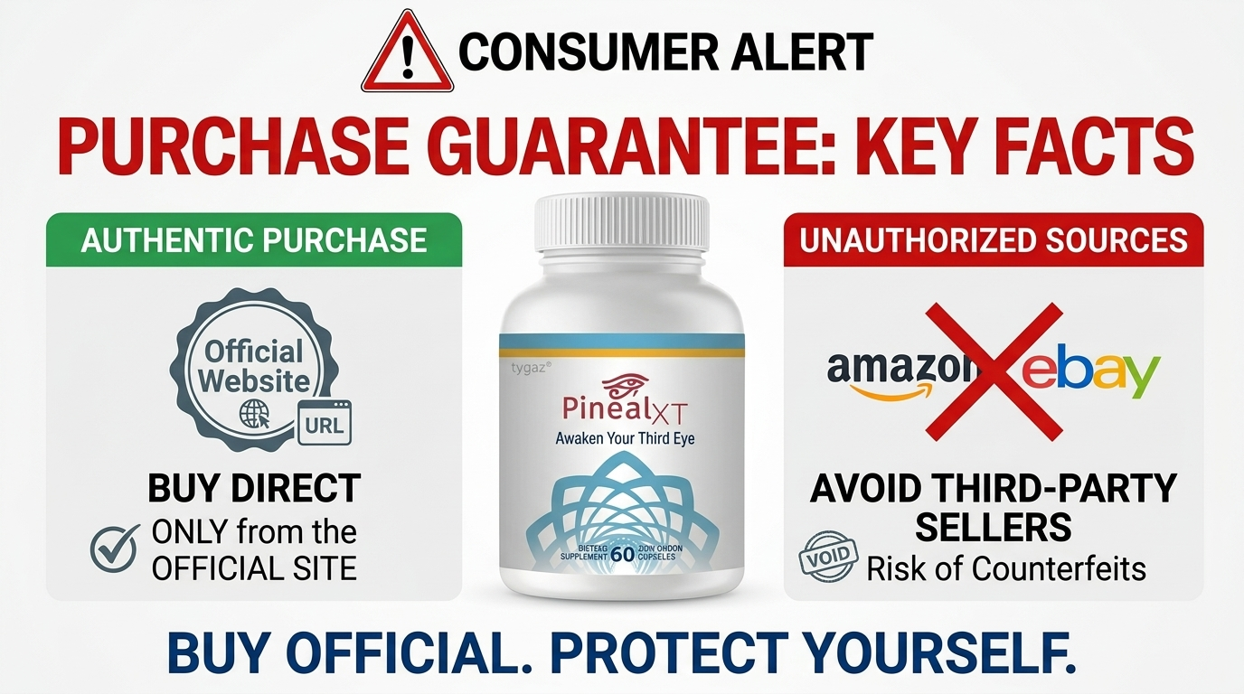 Authentic supplement seal vs counterfeit warning symbol — visual representation of purchase safety