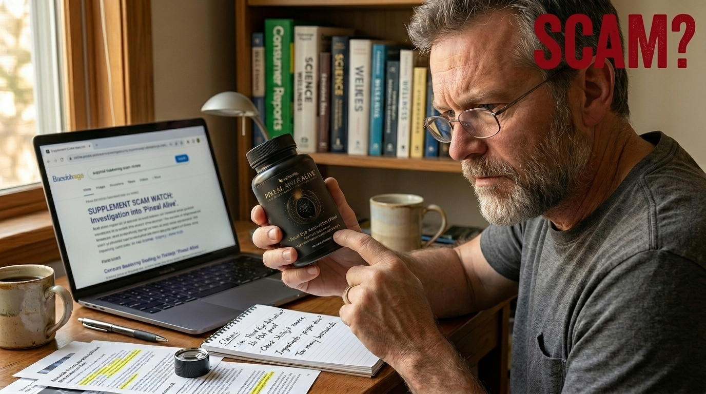 Investigating Pineal Awakening supplement scam concerns — editorial analysis