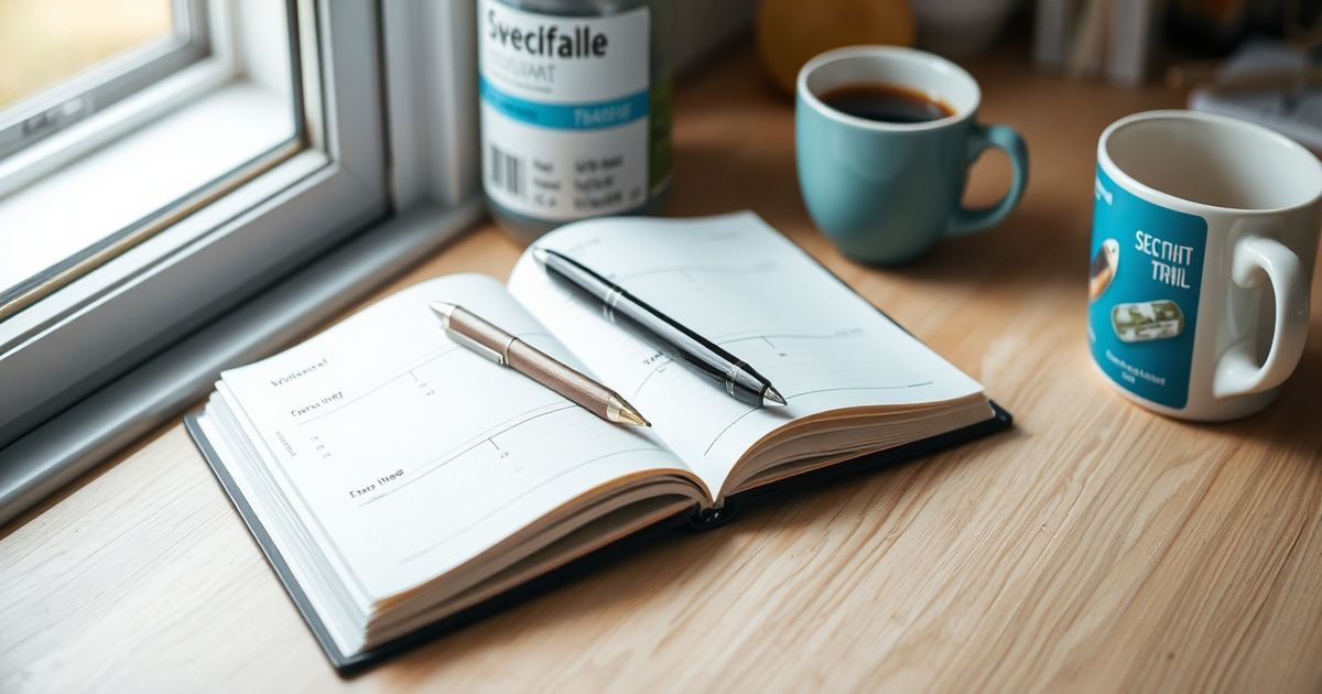 8-12 week supplement trial journal — realistic timeline tracking