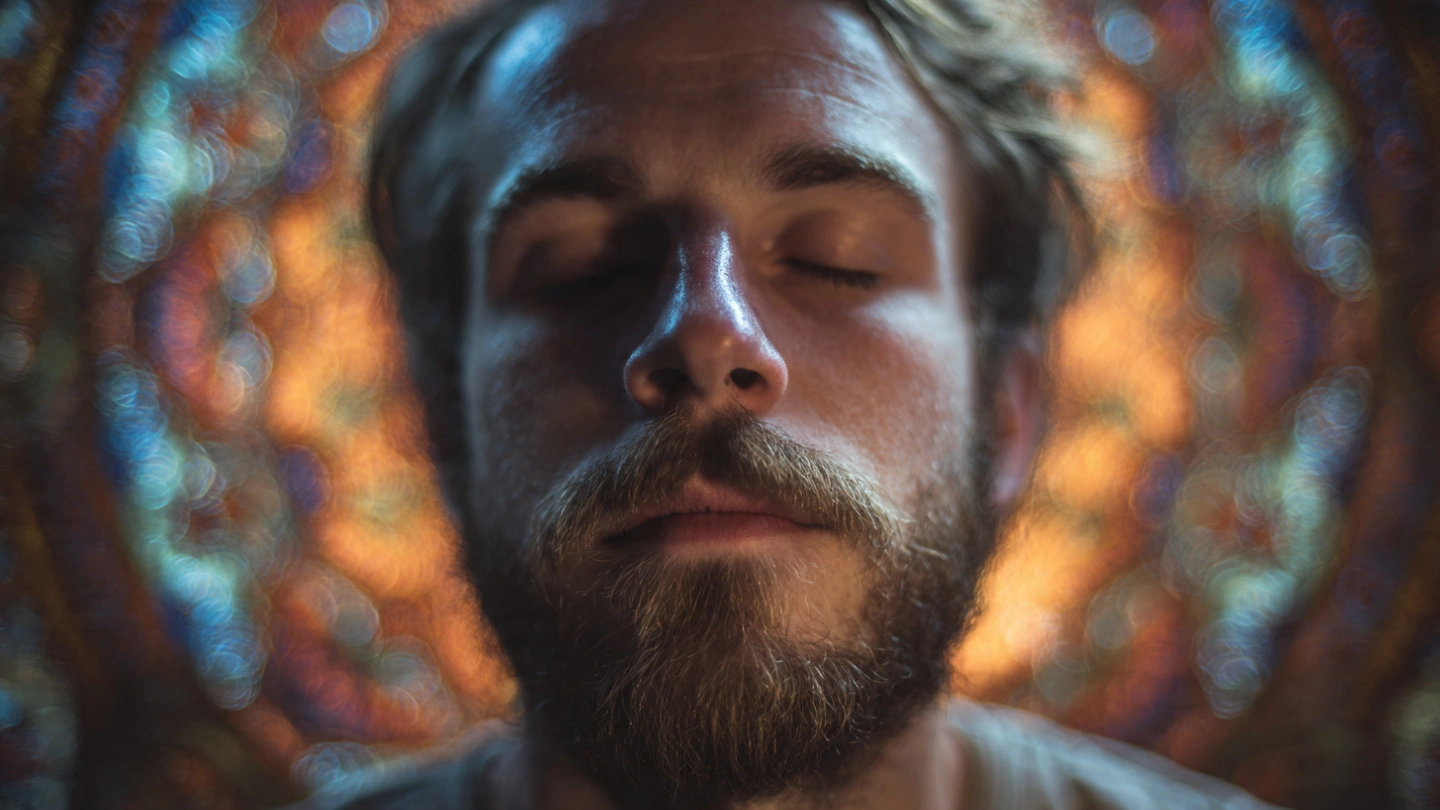 Person with clear mind and focused expression representing pineal gland health and mental clarity