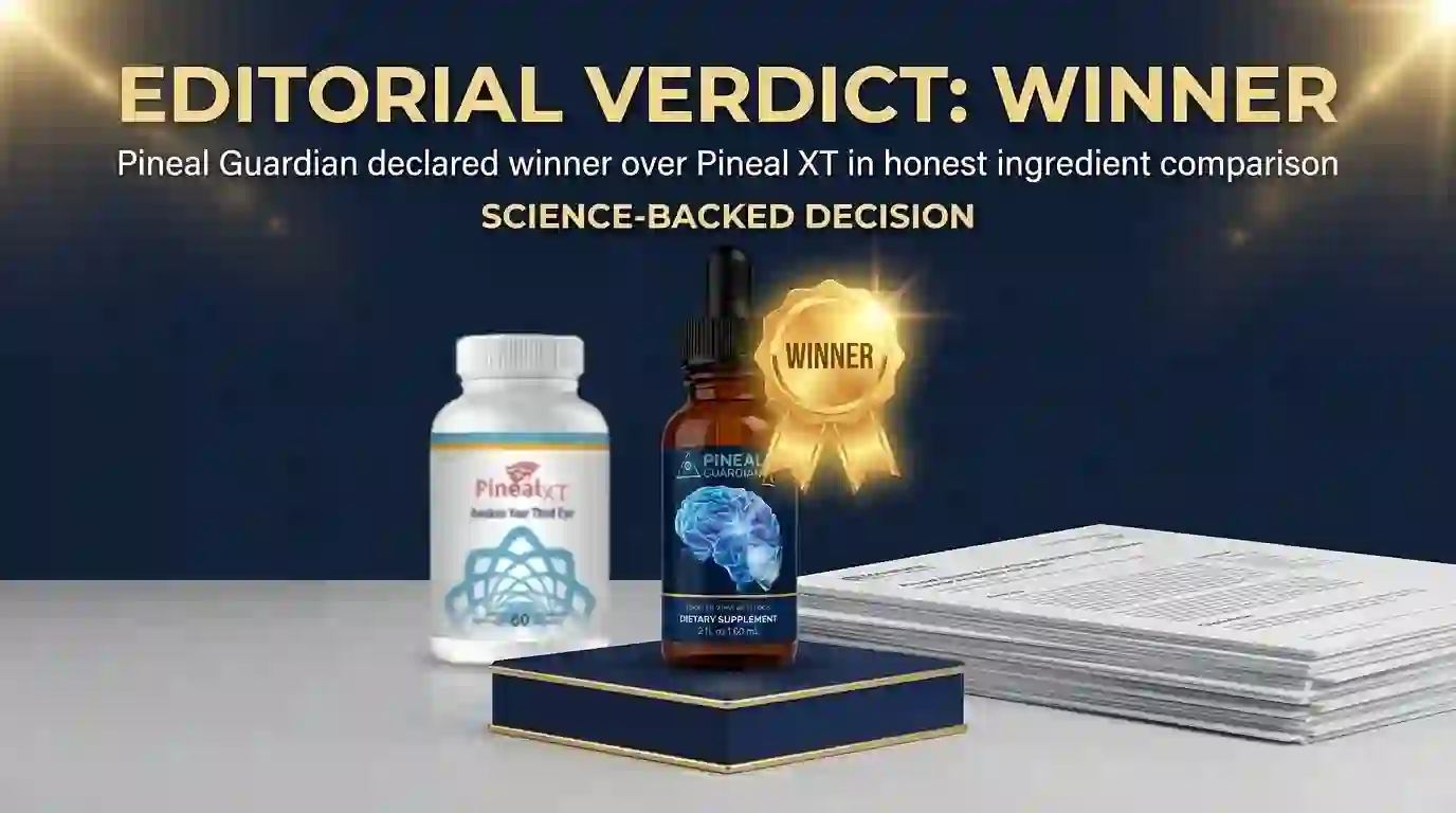 Pineal Guardian declared winner over Pineal XT in honest ingredient comparison by Marcus Hale